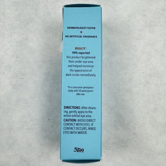 First Aid Beauty Brighten + Glow Eye Cream Niacinamide 15mL Sensitive Skin NEW - Picture 4 of 8